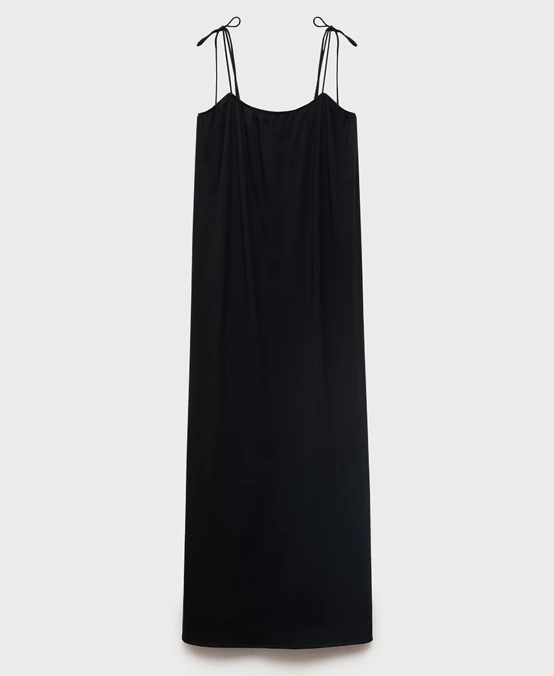 Mango Women's Bow Cotton Dress