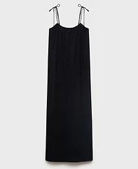 Mango Women's Bow Cotton Dress