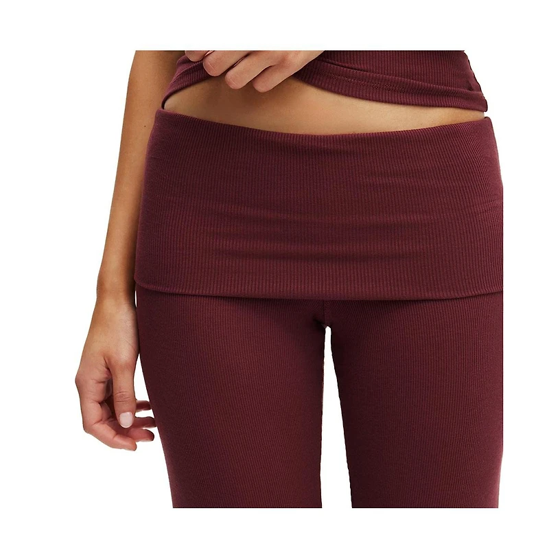 Cotton On Women's Sleep Recovery Roll Waist Pant