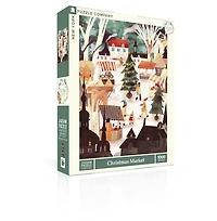 New York Puzzle Company Christmas Market 1000 Piece Puzzle