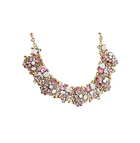 Sohi Silver-Plated Stone Necklace