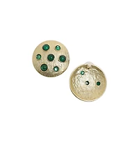Emerald Cascade Stud Earrings