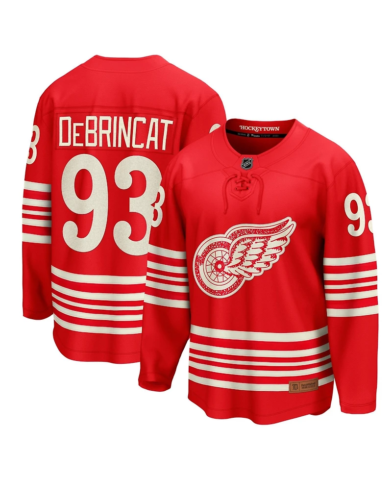 Fanatics Men's Alex DeBrincat Red Detroit Wings Centennial Breakaway Jersey