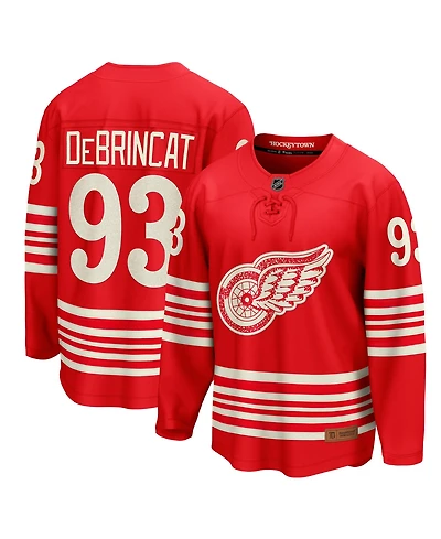 Fanatics Men's Alex DeBrincat Red Detroit Wings Centennial Breakaway Jersey
