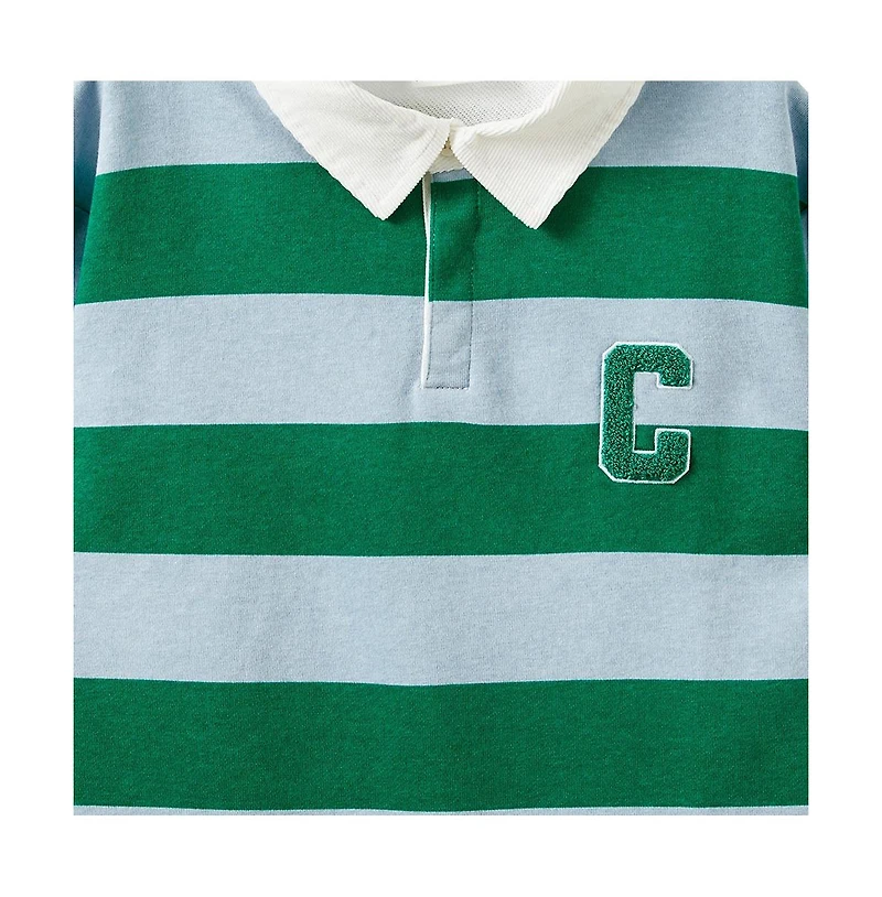 Cotton On Little/Big Boy's Rugby Polo Fleece Top