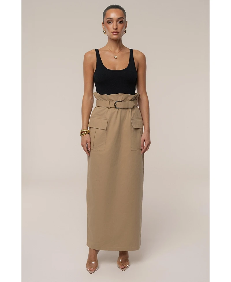 Jluxlabel Women's New Edge Cargo Skirt
