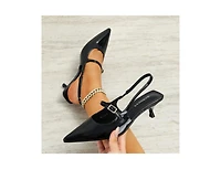 Corrie Slingback Kitten Heels