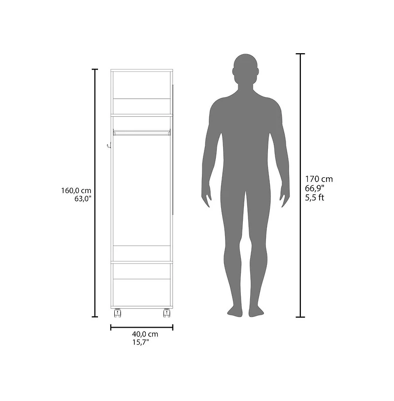 We Have Furniture Wardrobe Devon, Bedroom, White
