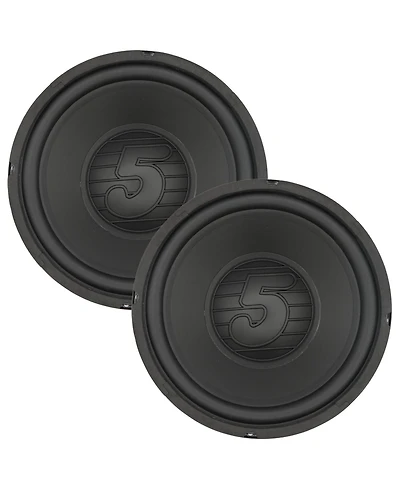 5 Core 8 Inch Woofer Pair 200W Car Subwoofer 4Ohm Replacement Deep Sub w Poly Cone