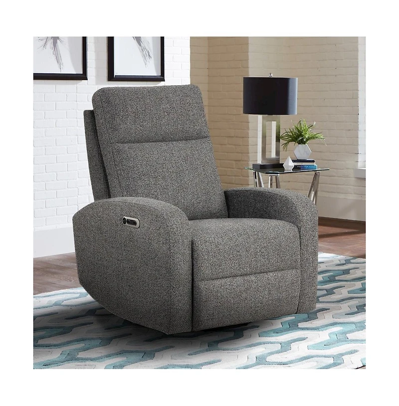 Parker Living Thriller - Natural Beauty Grey Power Swivel Glider Recliner