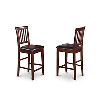 East West Furniture 5 Pc counter height Dining set-high Table and 4 Kitchen Chairs.