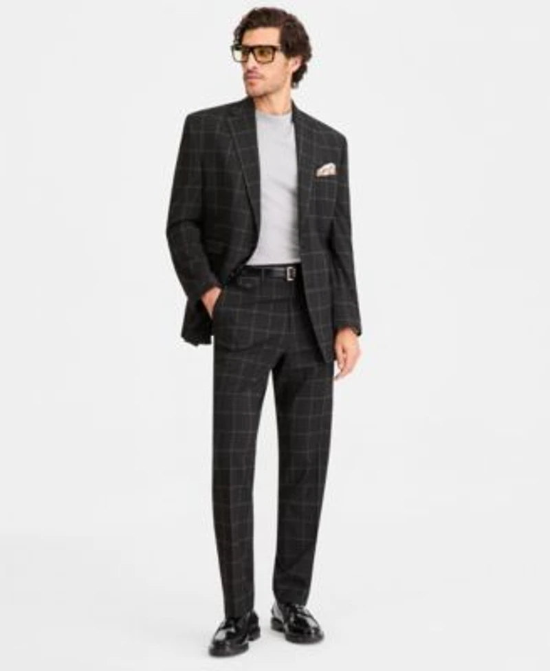 Tayion Collection Mens Classic Fit Suit Separates Jacket Pants