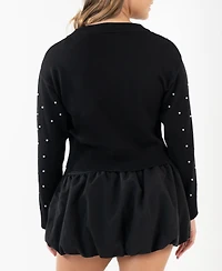 Rare Editions Girls 7-12 2-Piece Sweater and Skort Set