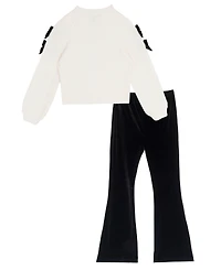 Rare Editions Girls 7-12 2-Piece Sweater and Pant Set