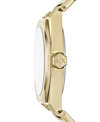 Armani Exchange Women's Multifunction Gold-Tone Stainless Steel Watch, 36mm