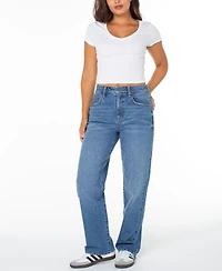 Celebrity Pink Juniors' Skater Straight-Leg Jeans