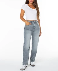 Celebrity Pink Juniors' Skater Straight-Leg Jeans