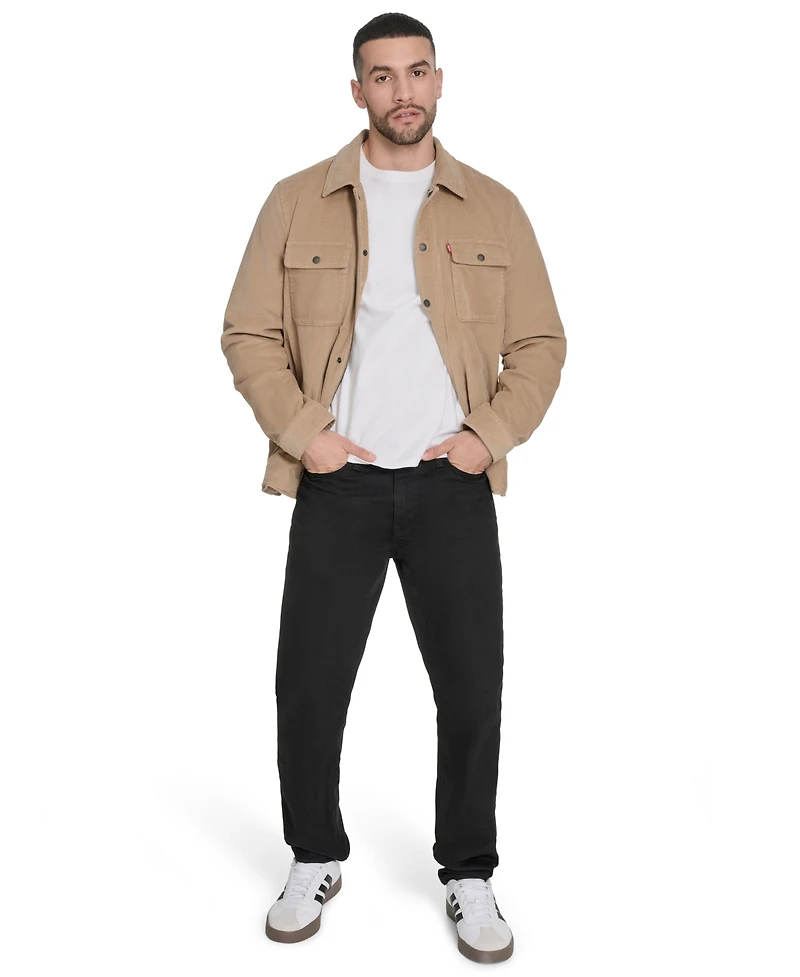 Levi's Men's Corduroy Plaid Lining Shirt Jacket