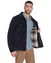 Levi's Men's Corduroy Plaid Lining Shirt Jacket