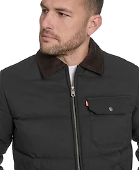 Levi's Men's Quilted Corduroy Collar Depot Jacket