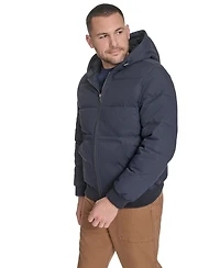 Levi's Men's Quilted Bomber with Hood Jacket