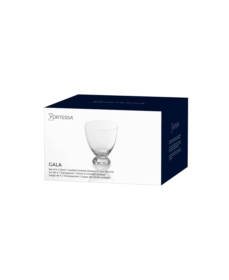 Fortessa Gala Lowball Cocktail Glasses, Set of 4