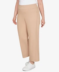 Ruby Rd. Plus Embroidered Stretch Pull On Pants