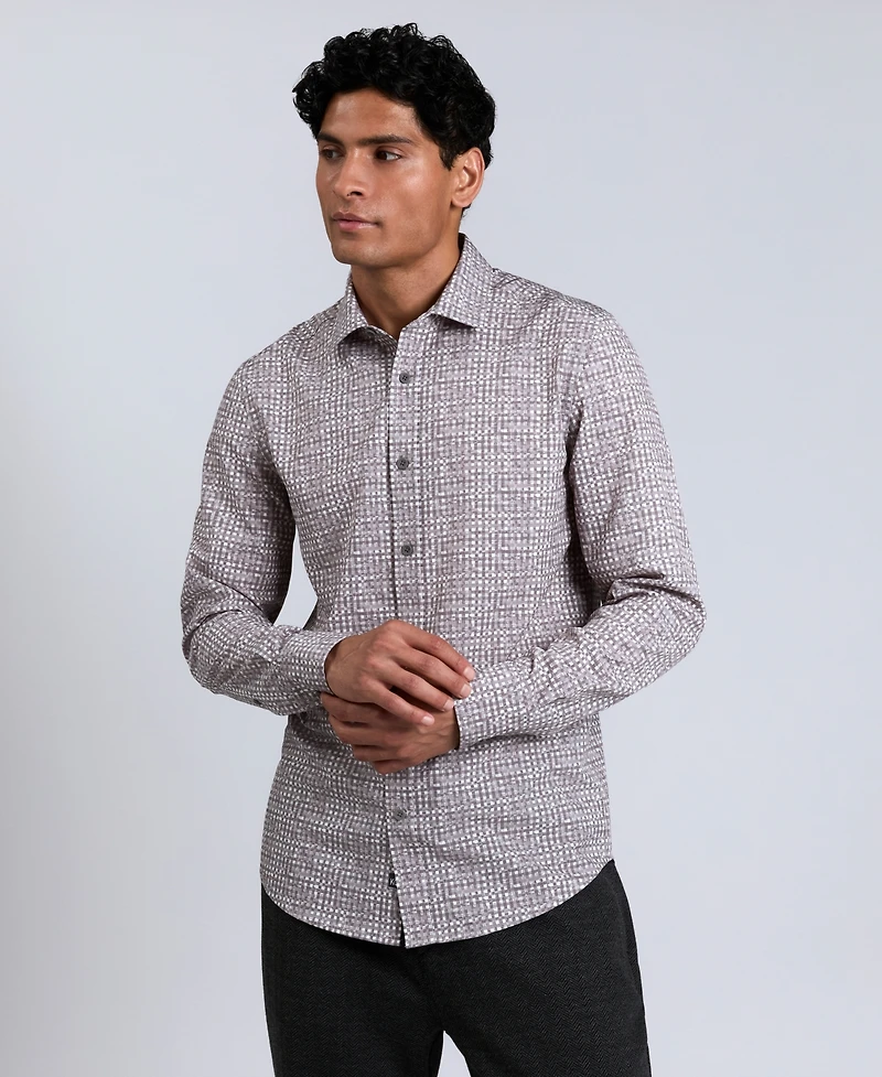 Kenneth Cole Men's Slim Fit Performance Shirt