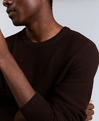 Kenneth Cole Men's Popcorn Crewneck Sweater