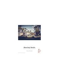 Hahnemuhle Photo Rag Metallic Inkjet Photo Cards, Natural White, High-Gloss Metallic Finish, 340gsm, 4x5.9", 30 Sheets