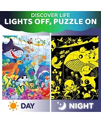 Quokka 2x3 Ft Glow the Dark Floor Puzzle for Kids Ages 4-8