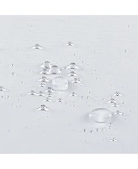 Hotel Collection Xl White Fabric Shower Curtain With Magnetic Hem