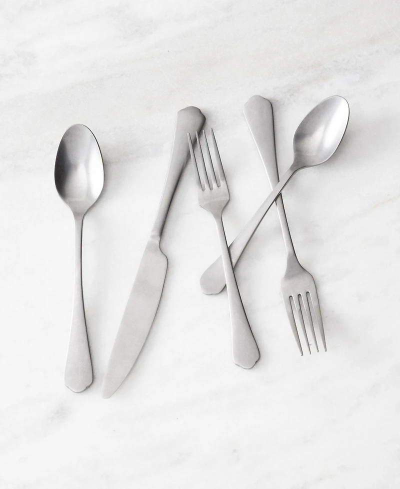 Fortessa Ellsie Antiqued 20-Piece Flatware Set, Service for 4