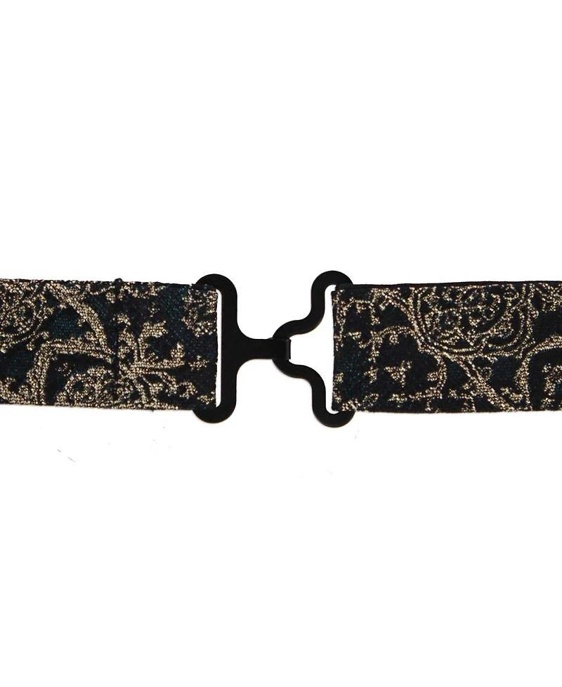 Trafalgar Men's The Spellbound Brocade Novelty Silk Bow Tie