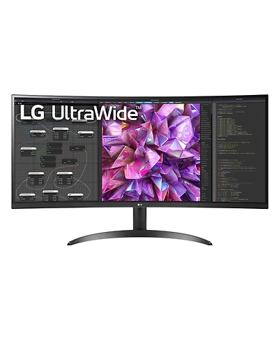 Lg 34WQ60C-b 34" 21:9 UltraWide Qhd Curved Ips Lcd Hdr Monitor