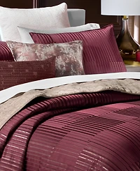 Hotel Collection Metallic Strie 3-Pc. Duvet Cover Set