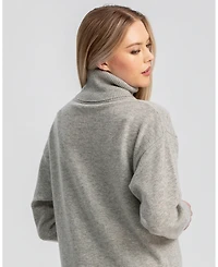 Pietro Brunelli Maternity Cozy Turtleneck Sweater Gressoney Maxi Dress