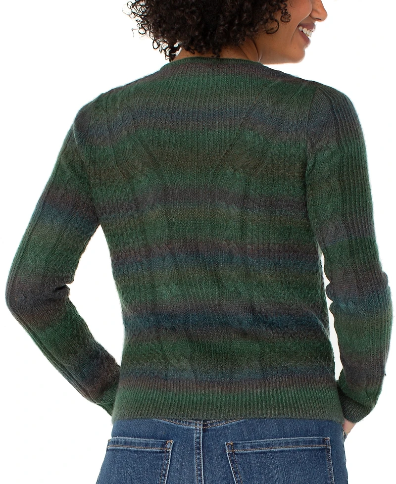 Liverpool Los Angeles Women's Dropped Shoulder V-Neck Sweater