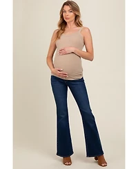 Pinkblush Maternity Navy Blue Flare Leg Jeans