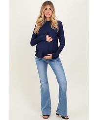 Pinkblush Maternity Medium High Rise Flare Jeans