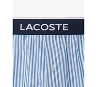 Lacoste Men's 3-Pack Regular-Fit Woven Boxer Set