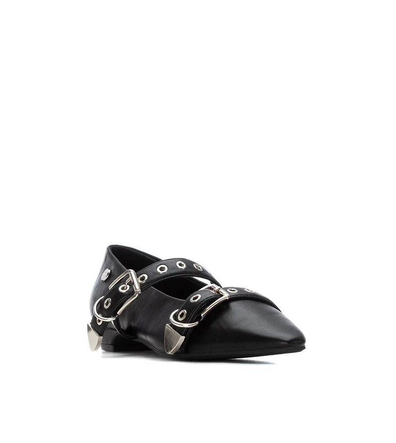 Xti Women's Pointed Toe Mary Jane Ballet Flats By