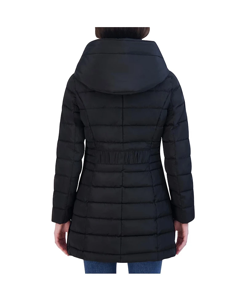 Laundry By Shelli Sega Fitted Puffer Coat