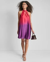 Dkny Petite Sleeveless Mock Neck Shift Dress