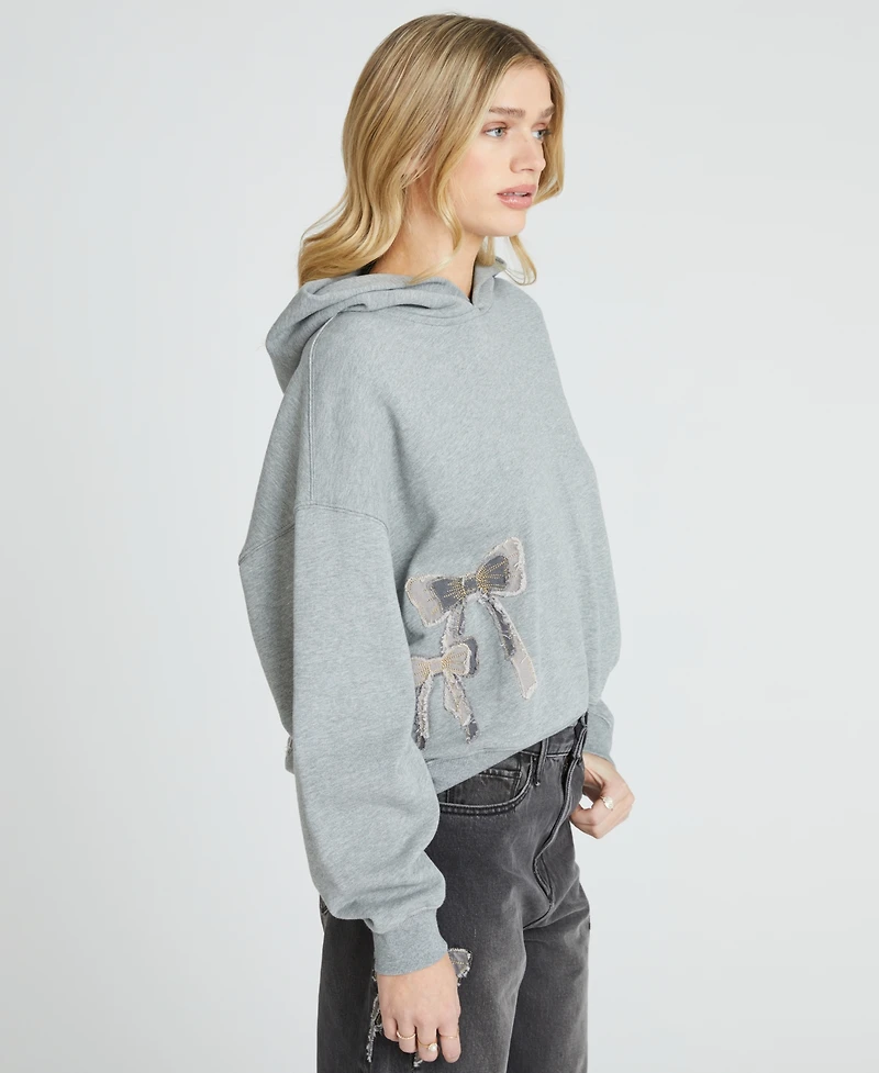 Driftwood Women's Mandy Hoodie x Bow What Fun Crew Neck Sweatshirt