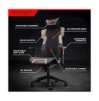 Respawn Gaming Chair With Lumbar Support, With Wheels for Computer/Desk/Office