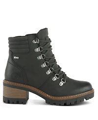 Spring Step Rockies Hiking-Inspired Lace-Up Booties with Cushioned Insole