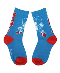 Sonic the Hedgehog Boys Sonic 3-Pack Crew Socks
