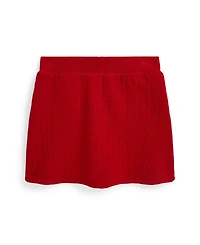 Polo Ralph Lauren Girls 7-16 Quilted Cable-Motif Skirt