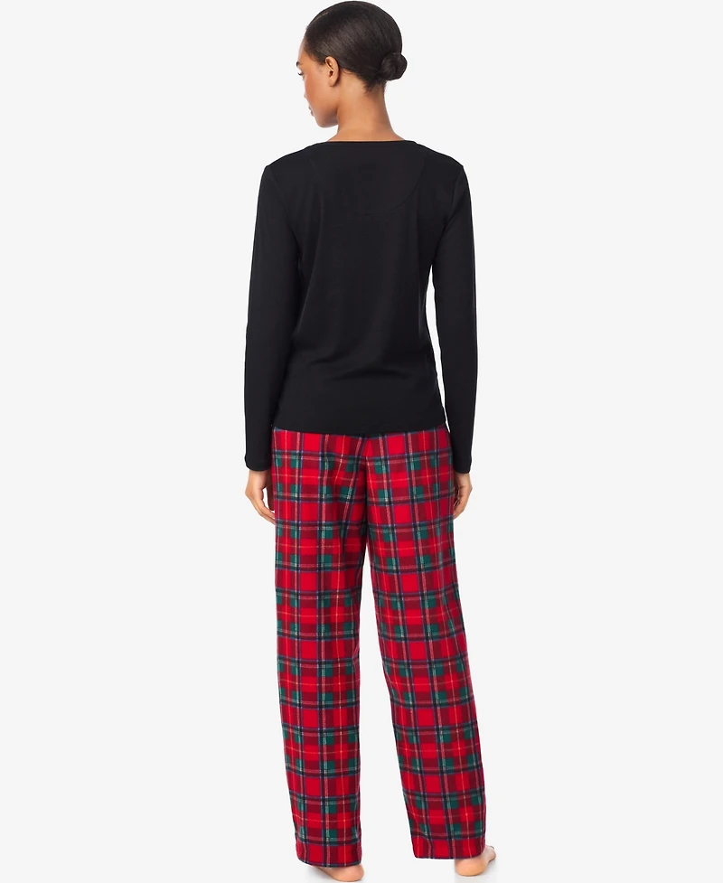 Lauren Ralph Women's Long Sleeve Pajama Set